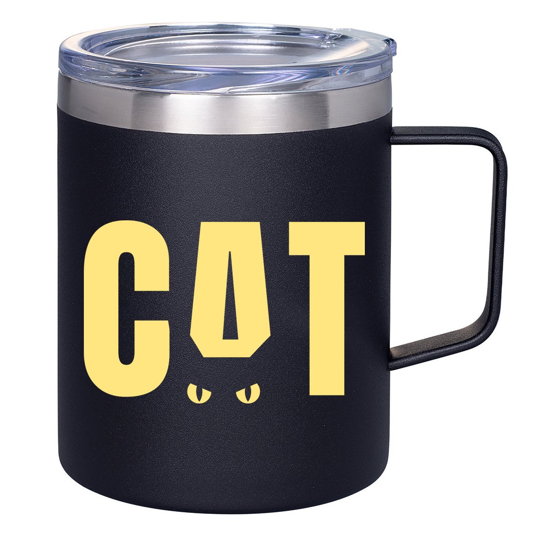 Cat Lover Ears Cute Gift 12oz Stainless Steel Coffee Mug