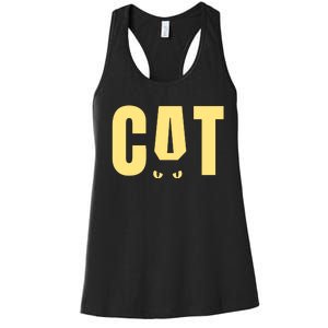 Cat Lover Ears Cute Gift Women's Racerback Tank