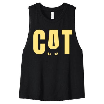 Cat Lover Ears Cute Gift Women's Racerback Cropped Tank