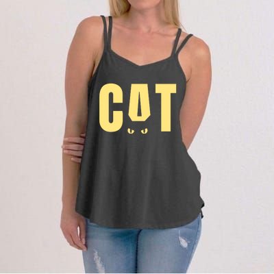 Cat Lover Ears Cute Gift Women's Strappy Tank