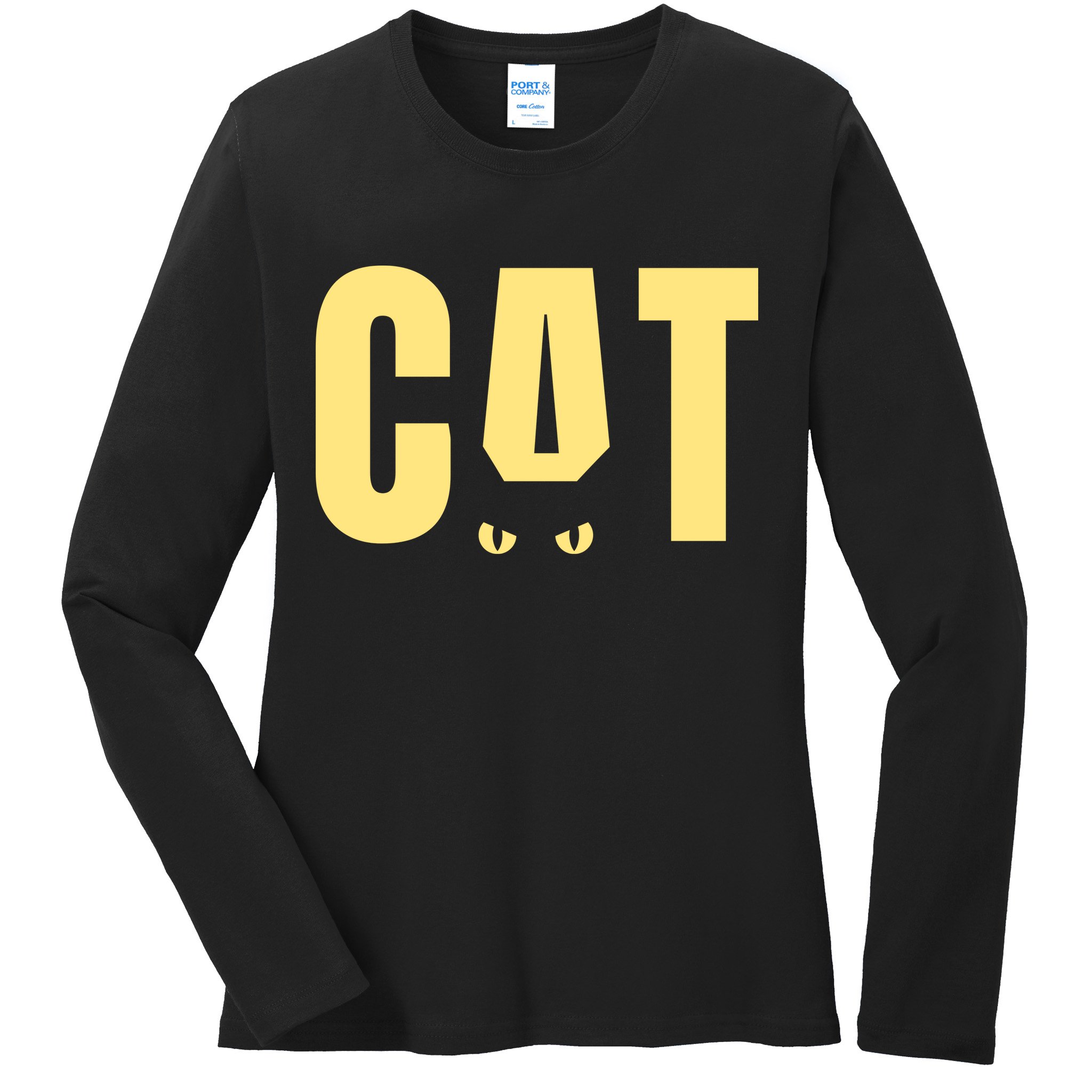 Cat Lover Ears Cute Gift Ladies Long Sleeve Shirt