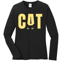 Cat Lover Ears Cute Gift Ladies Long Sleeve Shirt