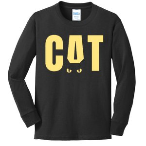 Cat Lover Ears Cute Gift Kids Long Sleeve Shirt