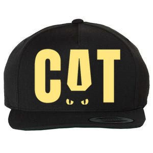 Cat Lover Ears Cute Gift Wool Snapback Cap