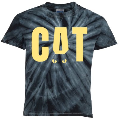 Cat Lover Ears Cute Gift Kids Tie-Dye T-Shirt