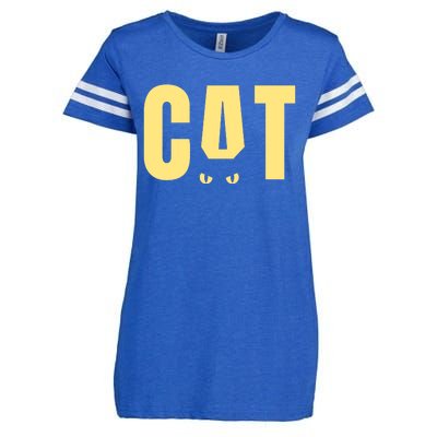 Cat Lover Ears Cute Gift Enza Ladies Jersey Football T-Shirt