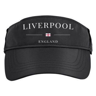 Cool Liverpool England City Adult Drive Performance Visor