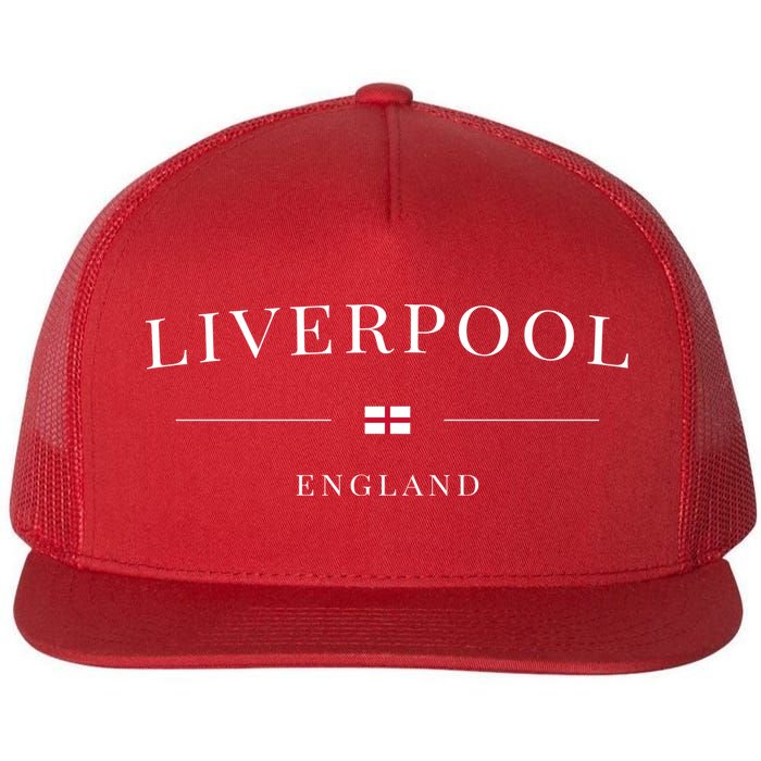 Cool Liverpool England City Flatbill Hat