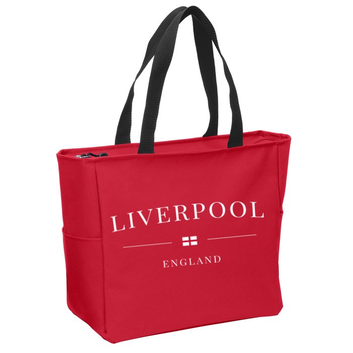 Cool Liverpool England City Zip Tote Bag