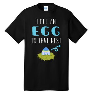 Cute Little Easter Egg Easter Pregnancy Announcement Funny Tall T-Shirt