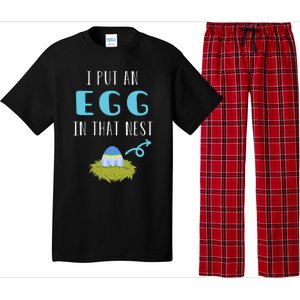 Cute Little Easter Egg Easter Pregnancy Announcement Funny Pajama Set