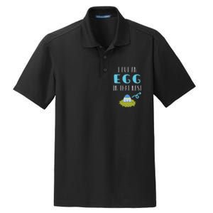 Cute Little Easter Egg Easter Pregnancy Announcement Funny Dry Zone Grid Polo