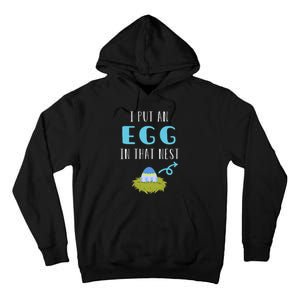 Cute Little Easter Egg Easter Pregnancy Announcement Funny Tall Hoodie