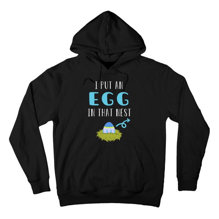 Cute Little Easter Egg Easter Pregnancy Announcement Funny Tall Hoodie