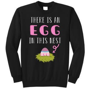 Cute Little Easter Egg Easter Pregnancy Announcement Sweatshirt