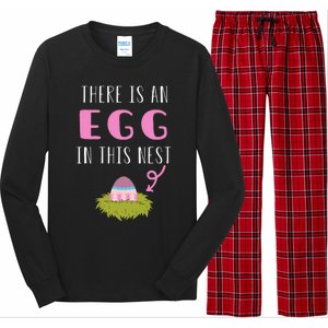 Cute Little Easter Egg Easter Pregnancy Announcement Long Sleeve Pajama Set