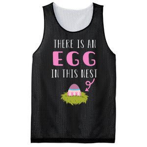 Cute Little Easter Egg Easter Pregnancy Announcement Mesh Reversible Basketball Jersey Tank