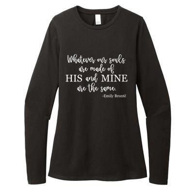 Classic Literature Emily Bronte Book Quote For Her Gift Womens CVC Long Sleeve Shirt