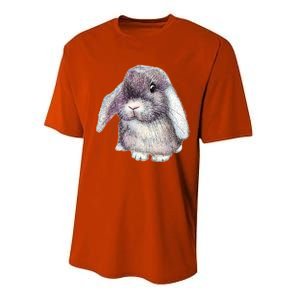 Cute Lop Eared Bunny Rabbit Artwork Funny Gift Performance Sprint T-Shirt