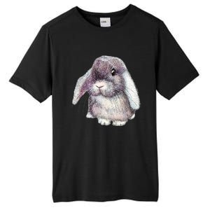 Cute Lop Eared Bunny Rabbit Artwork Funny Gift Tall Fusion ChromaSoft Performance T-Shirt