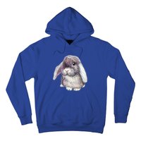 Cute Lop Eared Bunny Rabbit Artwork Funny Gift Hoodie