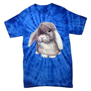 Cute Lop Eared Bunny Rabbit Artwork Funny Gift Tie-Dye T-Shirt