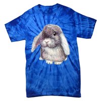 Cute Lop Eared Bunny Rabbit Artwork Funny Gift Tie-Dye T-Shirt