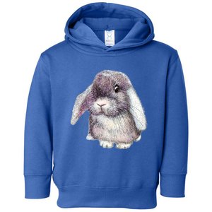 Cute Lop Eared Bunny Rabbit Artwork Funny Gift Toddler Hoodie