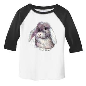 Cute Lop Eared Bunny Rabbit Artwork Funny Gift Toddler Fine Jersey T-Shirt