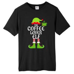 Coffee Lover Elf Matching Family Group Christmas Party Xmas Tall Fusion ChromaSoft Performance T-Shirt