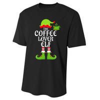 Coffee Lover Elf Matching Family Group Christmas Party Xmas Performance Sprint T-Shirt