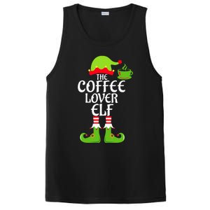 Coffee Lover Elf Matching Family Group Christmas Party Xmas PosiCharge Competitor Tank