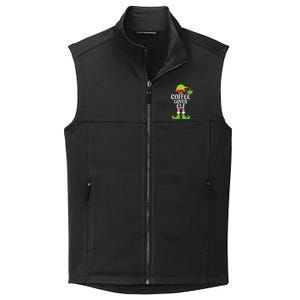 Coffee Lover Elf Matching Family Group Christmas Party Xmas Collective Smooth Fleece Vest