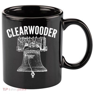 Clearwooder Liberty Bell 11oz C Handle Ceramic Mug