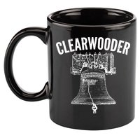 Clearwooder Liberty Bell 11oz C Handle Ceramic Mug