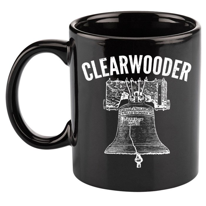 Clearwooder Liberty Bell 11oz C Handle Ceramic Mug