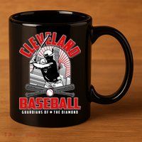 Cleveland Baseball Guardians of the Diamond 11oz C Handle Ceramic Mug