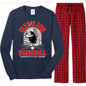 Cleveland Baseball Guardians of the Diamond Long Sleeve Pajama Set