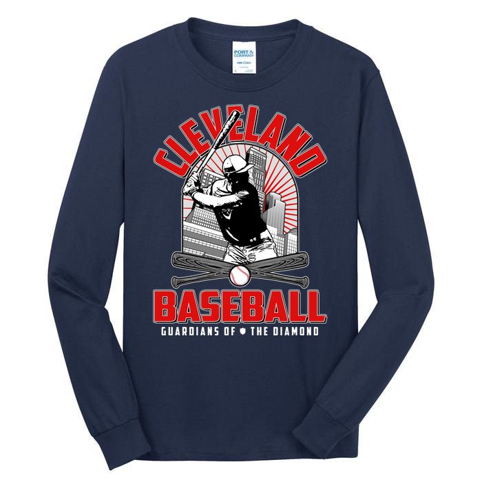 Cleveland Baseball Guardians of the Diamond Tall Long Sleeve T-Shirt