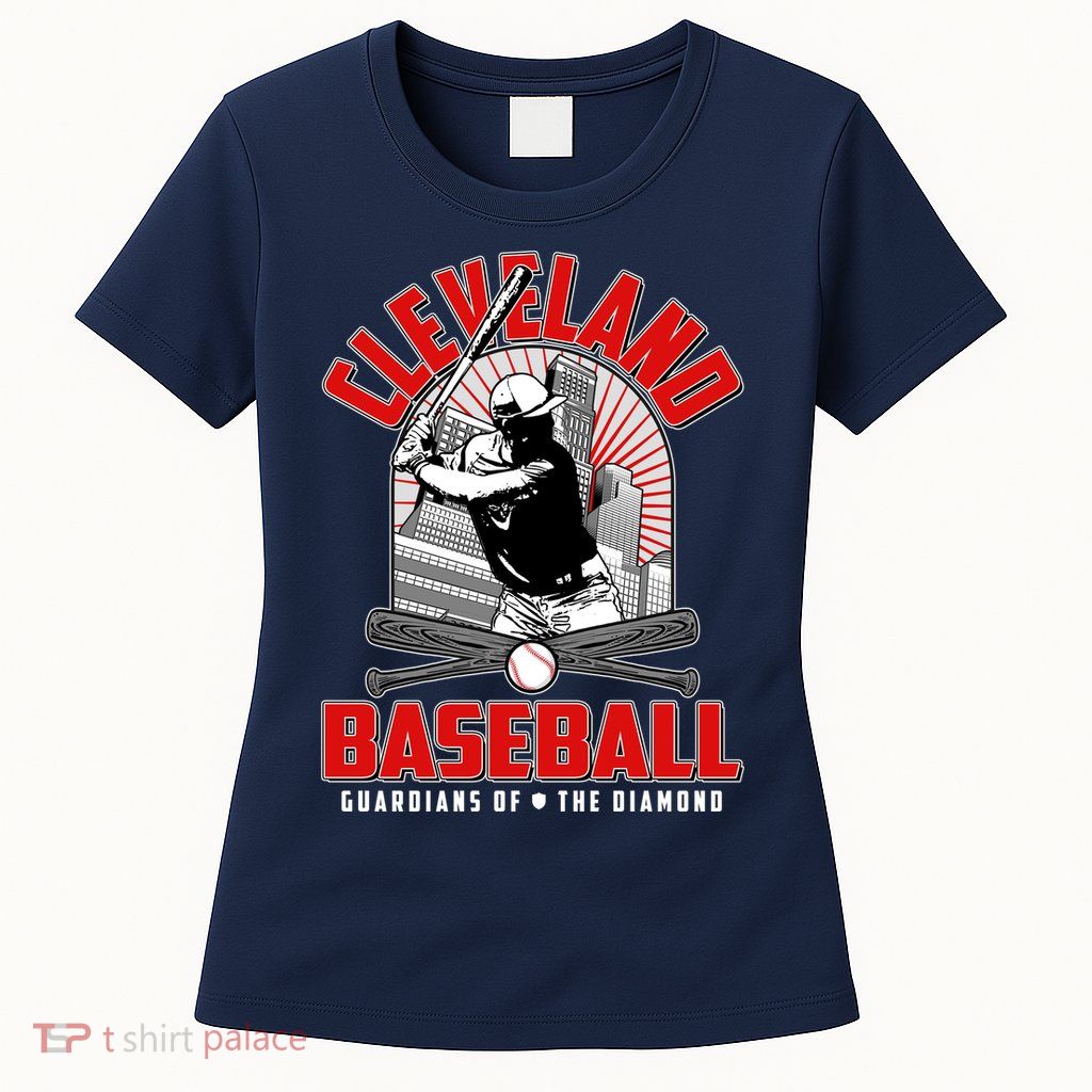 Cleveland Baseball Guardians of the Diamond Womens T-Shirt