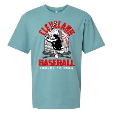 Cleveland Baseball Guardians of the Diamond Sueded Cloud Jersey T-Shirt