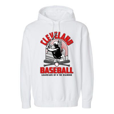 Cleveland Baseball Guardians of the Diamond Garment-Dyed Fleece Hoodie