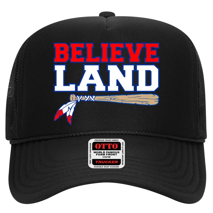 Cleveland Believe Land Baseball Bat Trucker Hat