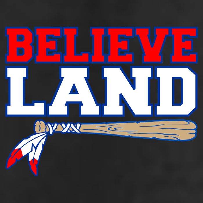 Cleveland Believe Land Baseball Bat Trucker Hat