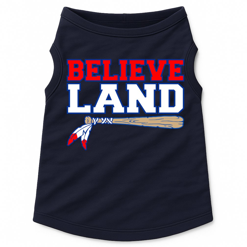 Cleveland Believe Land Baseball Bat Doggie Tank