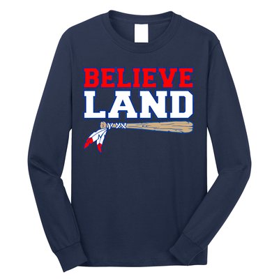 Cleveland Believe Land Baseball Bat Long Sleeve Shirt