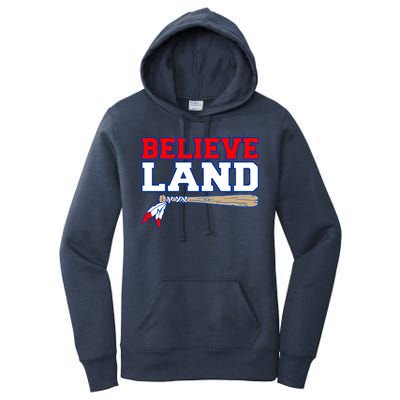 Cleveland Believe Land Baseball Bat Women's Pullover Hoodie