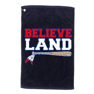 Cleveland Believe Land Baseball Bat Golf Towel