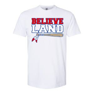 Cleveland Believe Land Baseball Bat Softstyle CVC T-Shirt