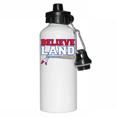 Cleveland Believe Land Baseball Bat Aluminum Water Bottle 